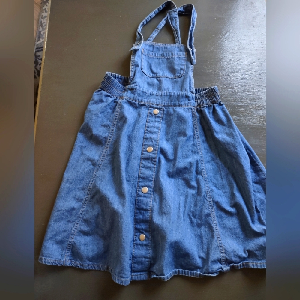 Girls Skirted Overalls